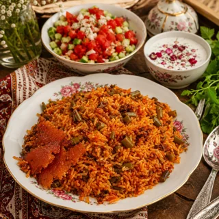پک ۲۰ نفره لوبیا پلو